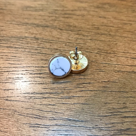 Set of 3 Marble Stud Earrings - Picture 2 of 4